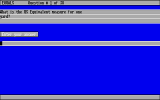 Testmaster atari screenshot